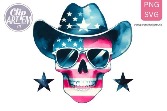 4th July Funny Skull PNG Image Transfer Review