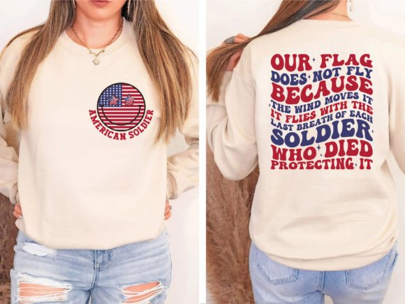 American Soldier, USA Flag Design Review for Embroidery Projects