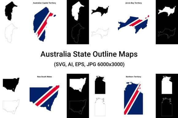 Australia State Outline Maps: A Designer’s Practical Take