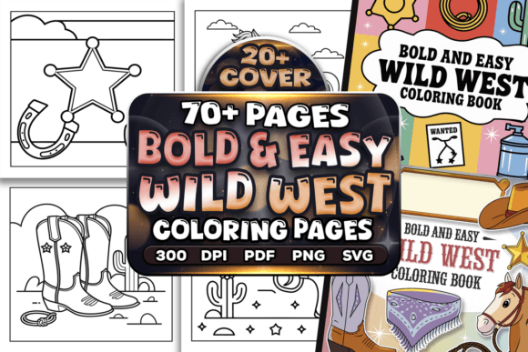 Bold and Easy Wild West Coloring Pages: A Designer’s Honest Take