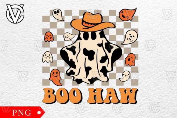 Boo Haw, Cowboy Ghost Halloween PNG: A Spooky Embroidery Design Review