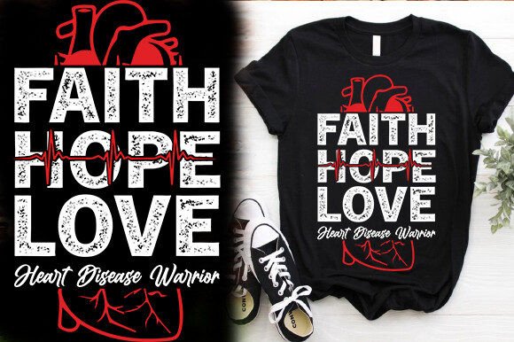 FAITH HOPE LOVE Heart Disease Warrior Embroidery Design Review