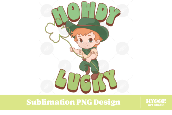 Howdy Lucky Png Cowboy Western Shamrock Review for Embroidery Projects