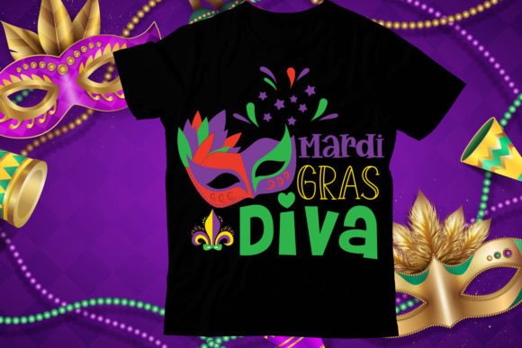 Mardi Gras Diva T-Shirt Design Review: A Bold Statement for Embroidery Projects