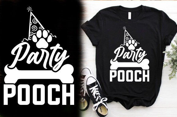 Party Pooch Vector T-Shirt Design Review