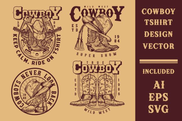 Vintage Wild West Emblems Collection Review for Real Projects